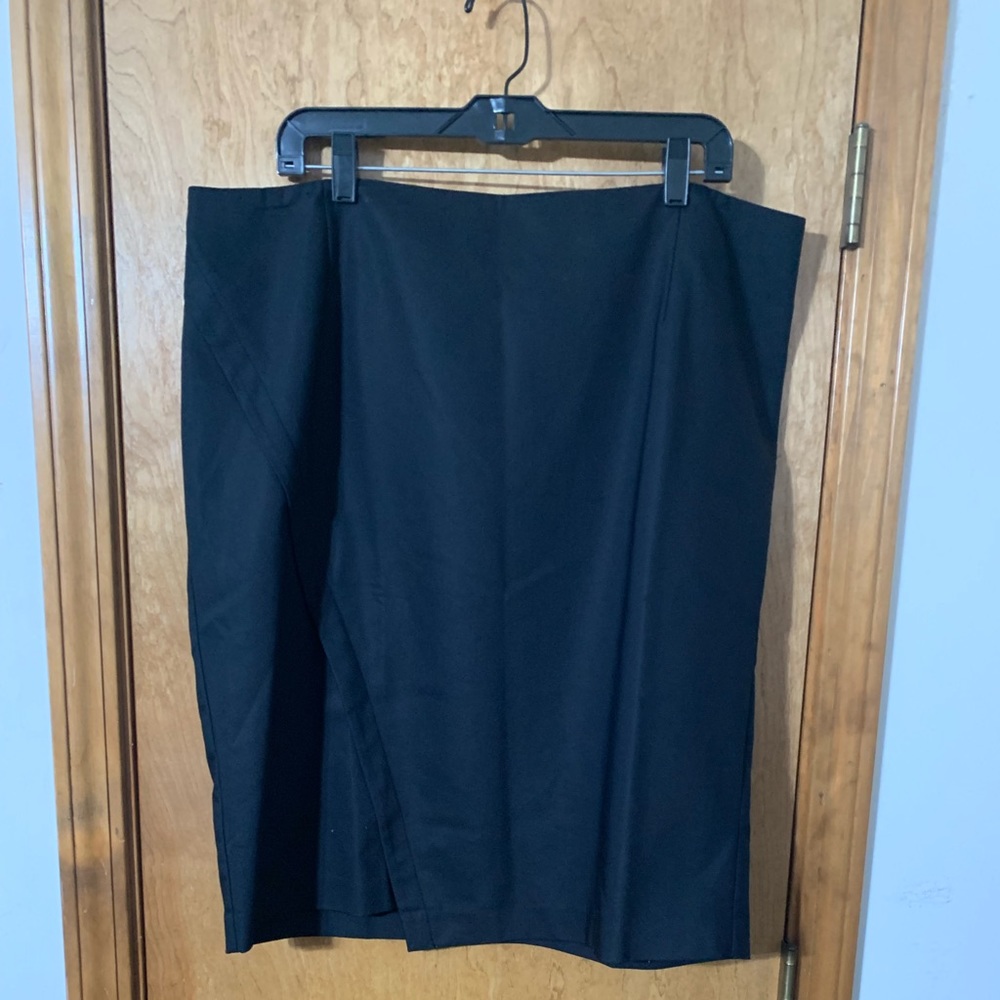 Lane Bryant Black Asymmetrical Skirt